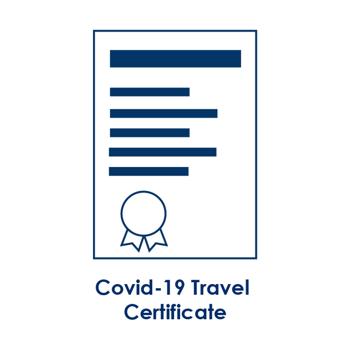 Covid-19 Travel Certificate (certificate only)